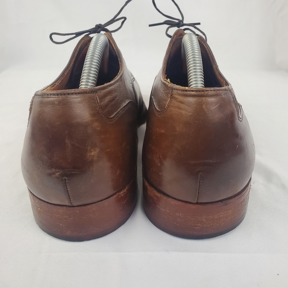 Vintage Britches of Georgetowne Made in England Brown Cap Toe Oxford 9.5 C - Picture 6 of 9